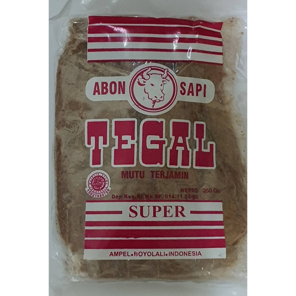 

Abon daging sapi manis cap Tegal 250 gram halal