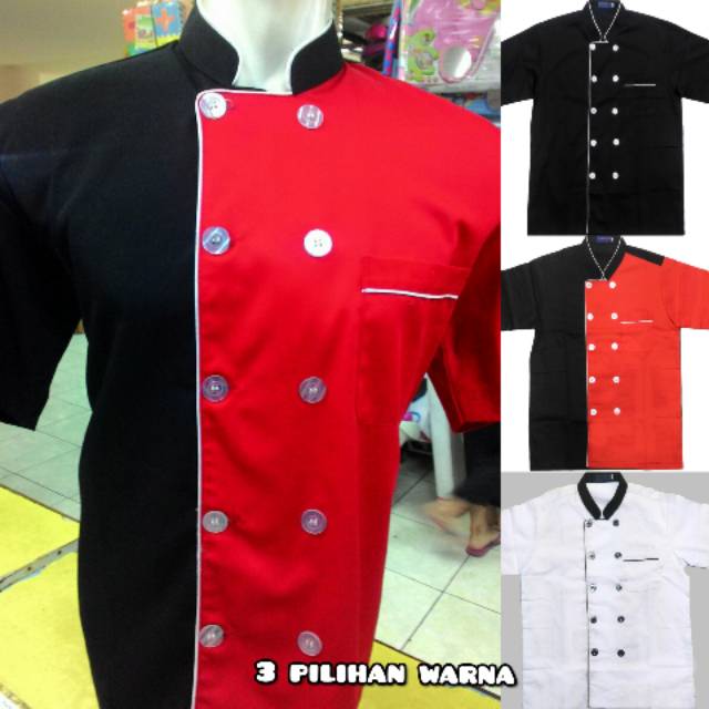 Baju Koki Chef Hotel Catering Resto Kafe , Seragam boga