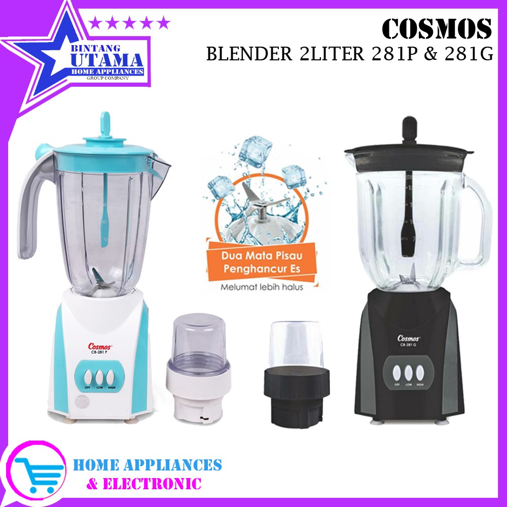 (COD) Blender Cosmos CB-281 G / CB281G / CB-281G / CB281P / CB-281P / CB-281 P - Blender 2 L [TERMUR