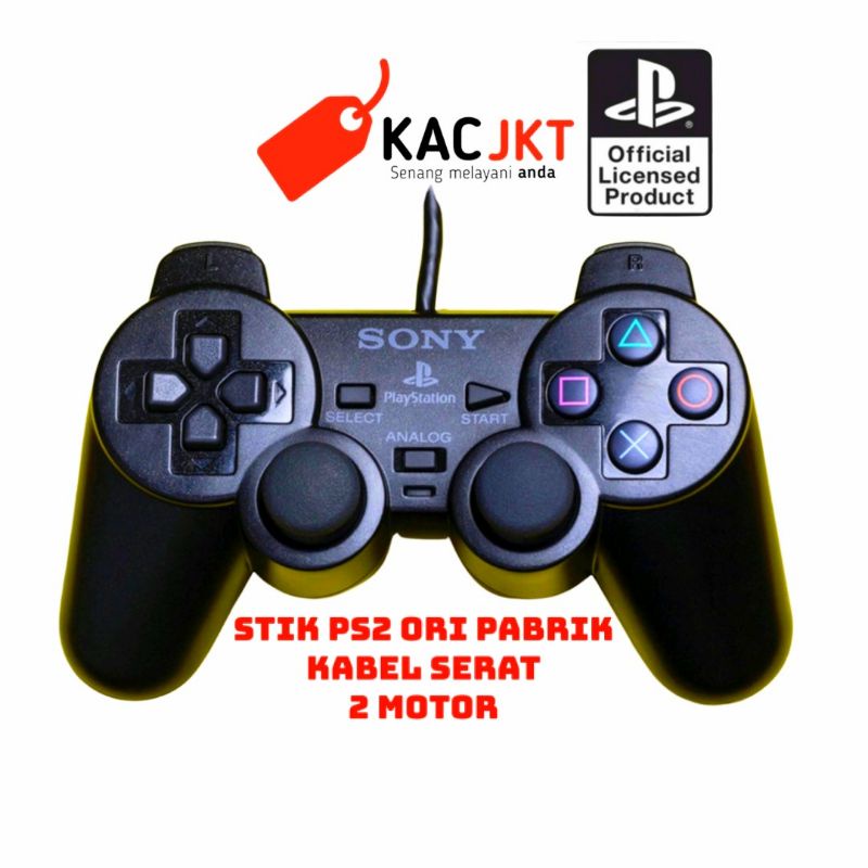 Stik Ps2 Op Ori Pabrik Kabel Serat 2 Motor Stik Op Ps2 Stik Ps2 Ori Pabrik Stick Ps2 Stick Op