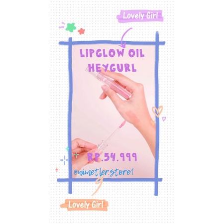 (BPOM) LIP GLOW OIL BY HEYGURL