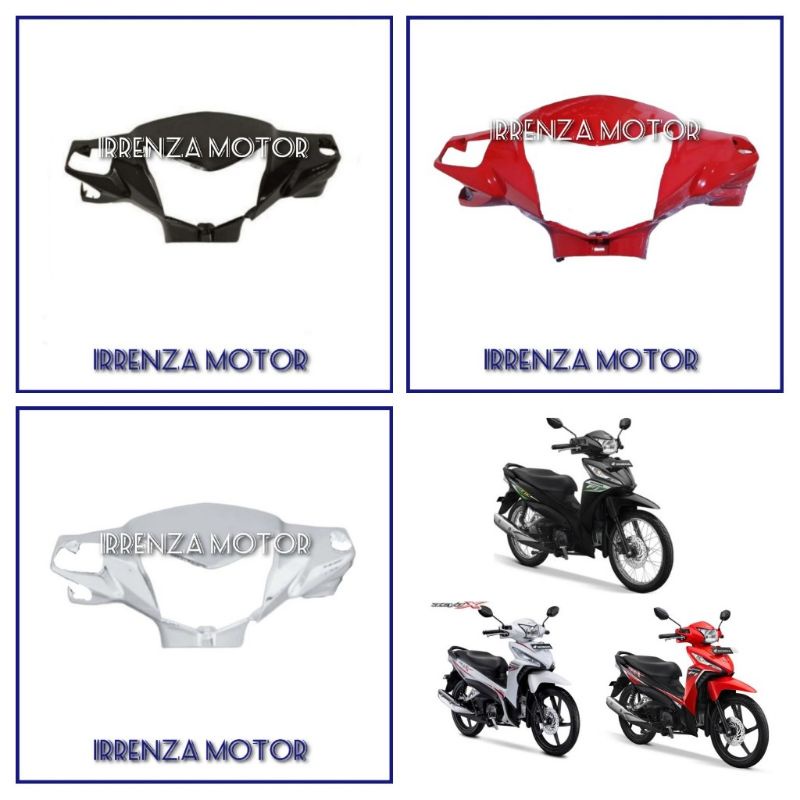 Cover batok kepala depan revo fit fi revo fi revo x merah putih hitam