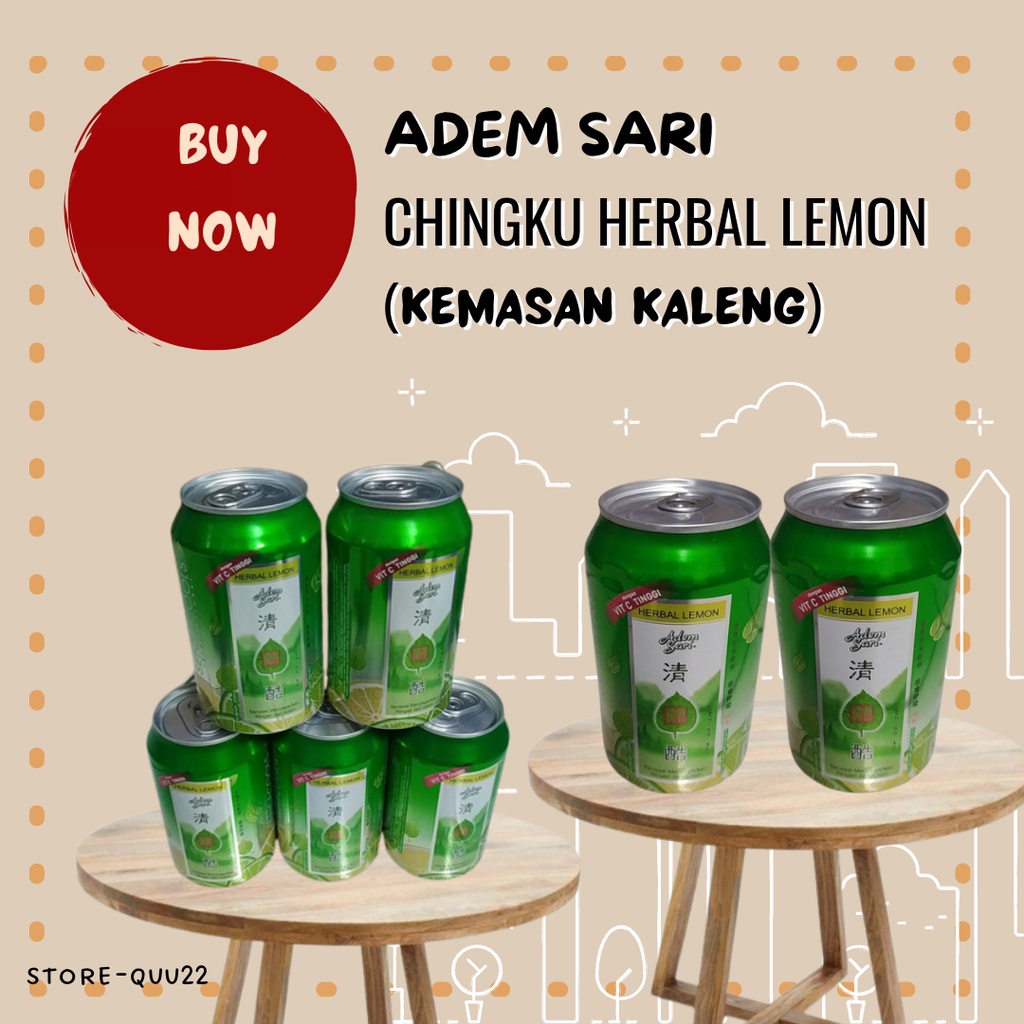 

Adem Sari Chingku Herbal Lemon (kemasan Kaleng)