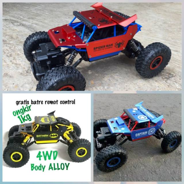 MOBIL REMOT RC 4WD METAL ALLOY 2,4GHZ MAINAN ANAK REMOTE CONTROL