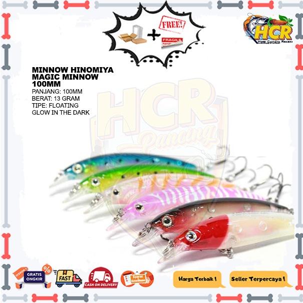 Minnow Hinomiya Magic Minnow 100mm