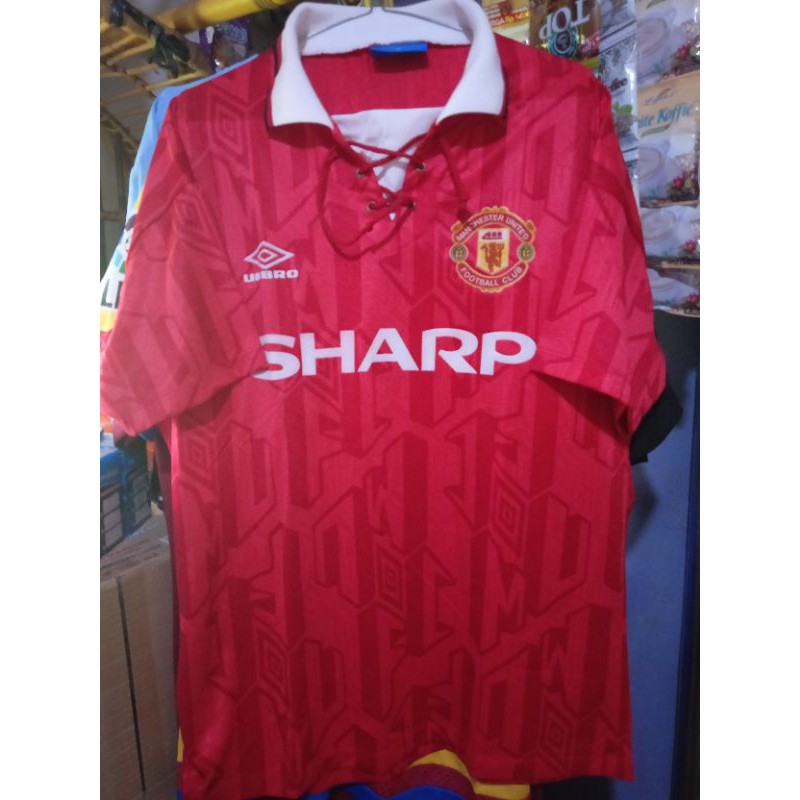 Jersey Manchester united retro 1992