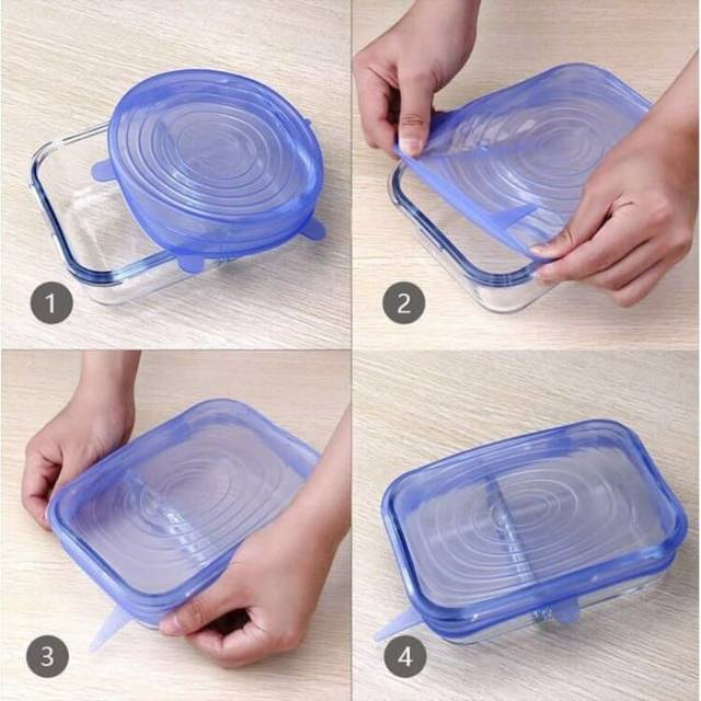 Tutup Mangkok Silicone 150 gr BPA Free Silicone Cover Mangkok