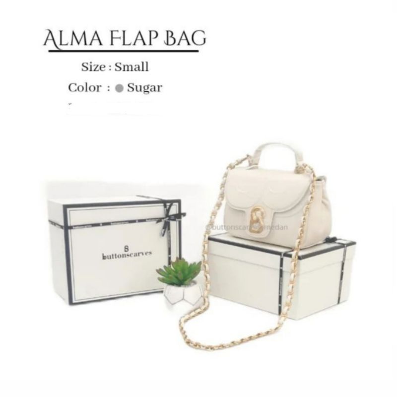SIAP KIRIM ALMA FLAP BAG SMALL - SUGAR