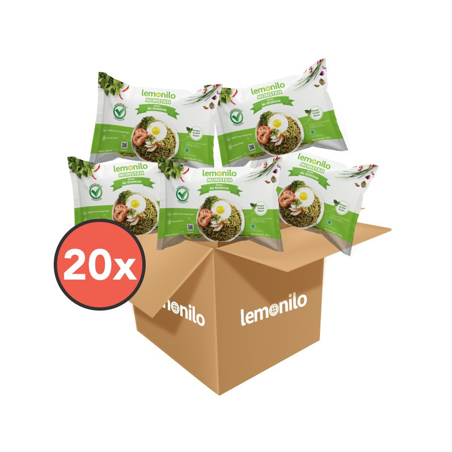 

Paket Lemonilo Mi Instan Rasa Mi Goreng Isi 20 Pcs