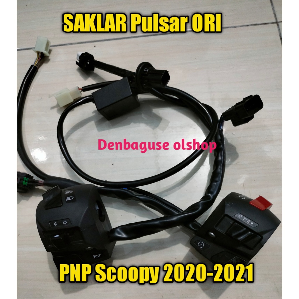 saklar KANAN KIRI pulsar original pnp ke scoopy 2021