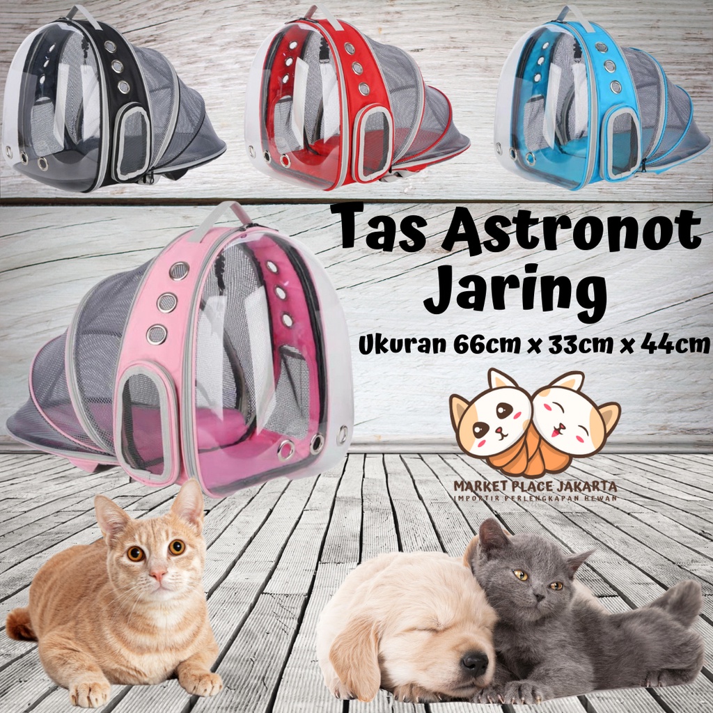 besar tas ransel jaring transparan anjing kucing kelinci pet cargo carrier astronot backpack large s