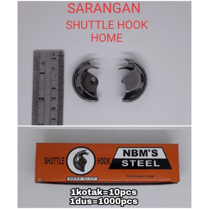 Shuttle Hook/Sarangan Rumah Skoci Mesin biasa =rp.10.500/1pcs