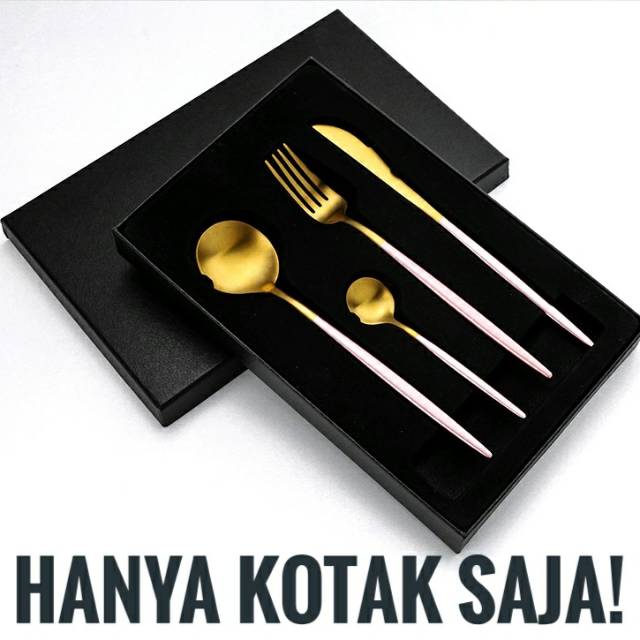

Cutlery set gift box / kotak untuk kado