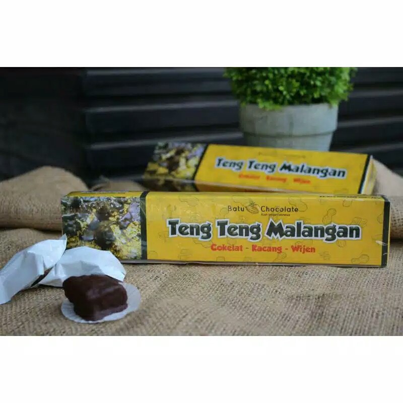 TENG TENG Coklat Wijen Kacang Khas Malang