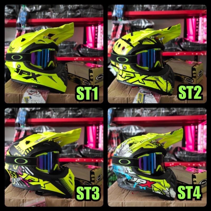 HELM JPX CROSS MOTIF LENGKAP ORIGINAL SNI DOT_FREE TAS HELM JPX ADVENTURE HELM KLX HELM TRABAS X16