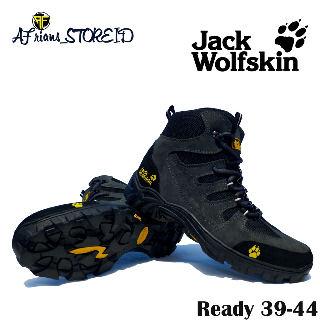 Sepatu Gunung/Hiking Jack Wolfskin Style Pria-wanita Sepatu Olahraga Outdoor Boots Murah/Sepatu Gunu