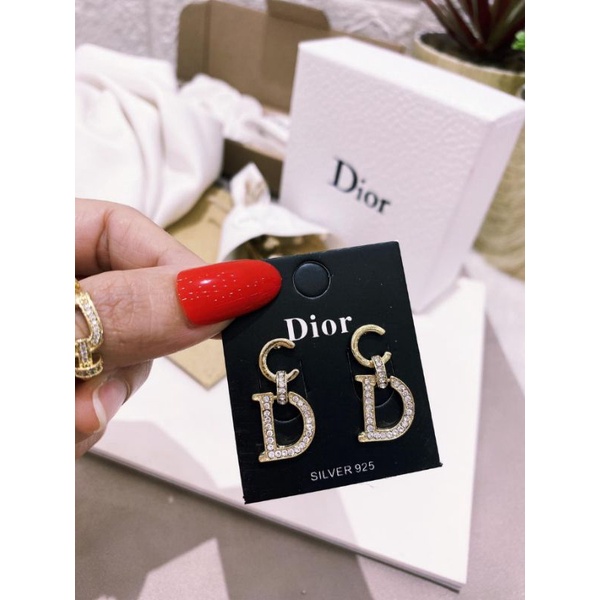 Anting Silver925 perak lapis emas Premium Quality anti karat anti alergi  earring silver925