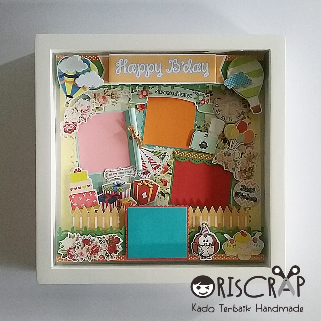 

Hadiah unik untuk ulang tahun sahabat / scrapframe 3d premium