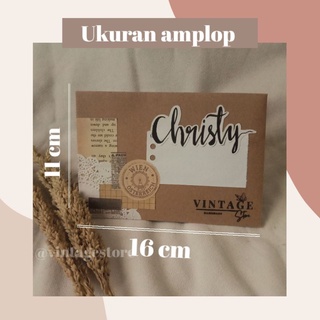 Jual AMPLOP AESTHETIC VINTAGE || AMPLOP SURAT HIAS | Shopee Indonesia