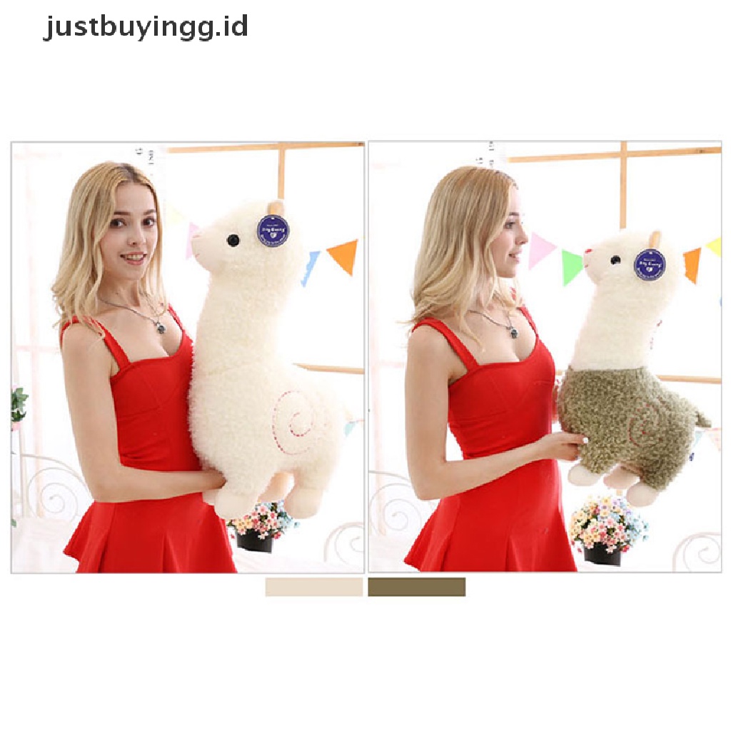 Justbuyingg.Id Mainan Boneka Alpaca Kartun Bahan Plush 28cm Untuk Bayi / Anak