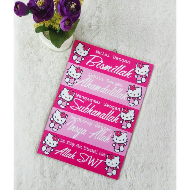 

Papan Toyibah Karakter Hello Kitty UK 21x30