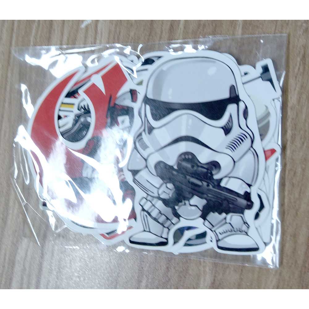 (BISA COD) RVOSTR Stiker Tempel Star Wars 25 PCS