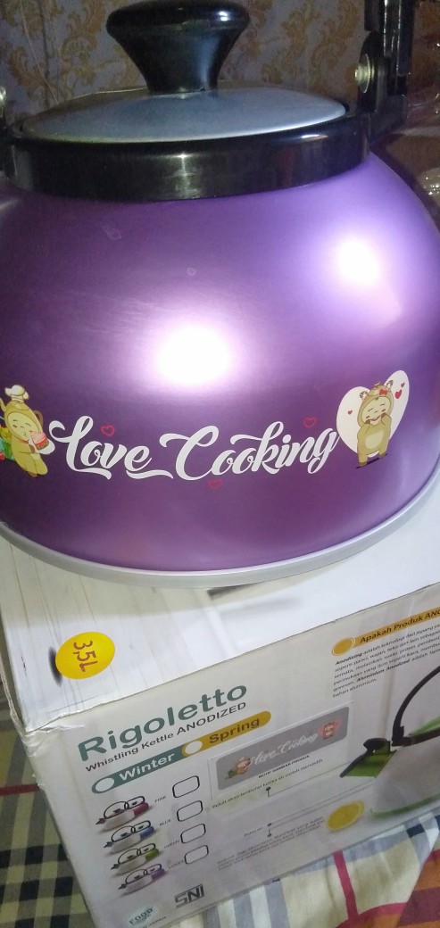 Teko Siul Ceret Siul Maspion Teko Bunyi Rigoleto 2,5/3/3,5 Liter Stylish