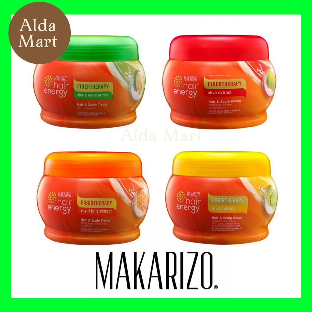 ✿ALDA MART✿ MAKARIZO Hair Energy Fibertherapy Creambath 500gr