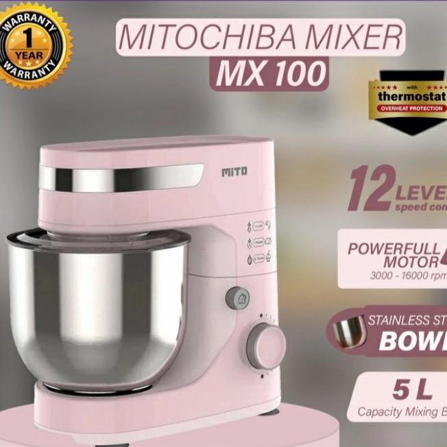 Stand Mixer Mx 100 Mito 5 Liter 350Watt / Mixer Mito Sajidin73