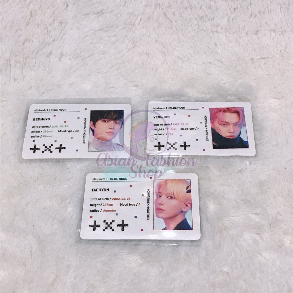 [READYSTOCK] TXT Tomorrow X Together minisode1 : Blue Hour Photocard pc Album ver VR
