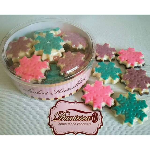 

.Coklat bentuk snowflake ( ds bgr )