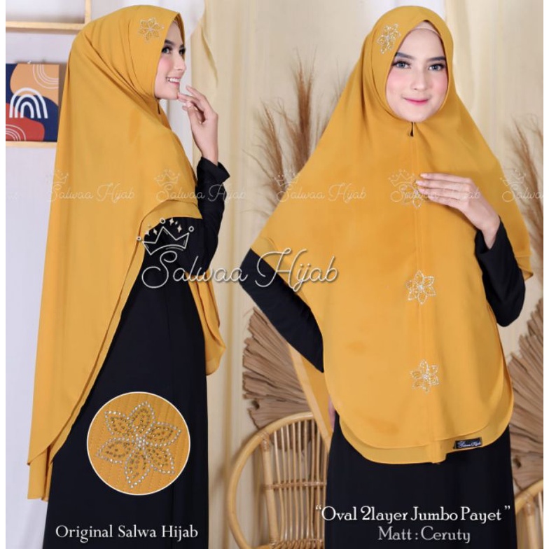 TERBARU KIMAR OVAL 2LYAR JUMBO PAYET BUNGA/HIJAB OVAL 2LYAR JUMBO PAYET BUNGA/KERUDUNG OVAL 2LYAR JUMBO PAYET BUNGA