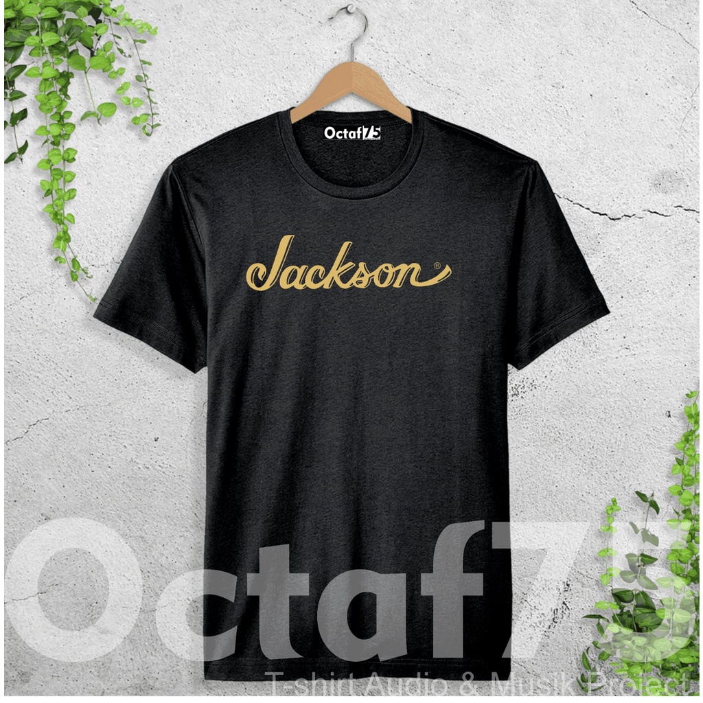 Kaos gitar jackson/Baju musisi/kaos gitaris/pakaian pria/atasan pria