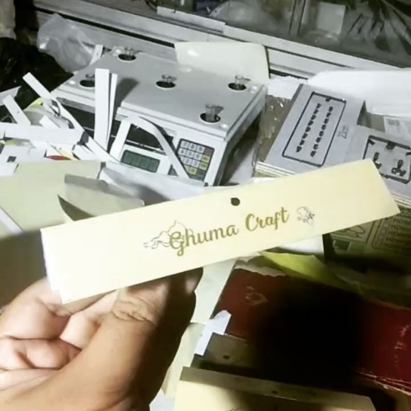 

Hangtag Printing 15x6 cm isi 56-60 lembar