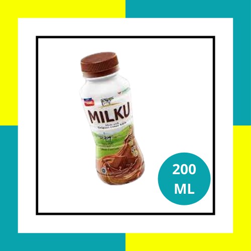 

MILKU 200 ML Susu Cokelat Susu UHT Susu Premium