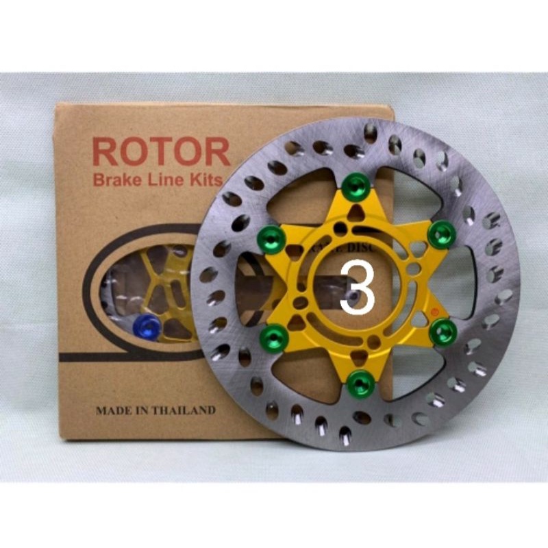 Disc cakram depan Rotor 3 Dimensi 220mm Front Disc Brake 220mm 3D Rotor Brembo