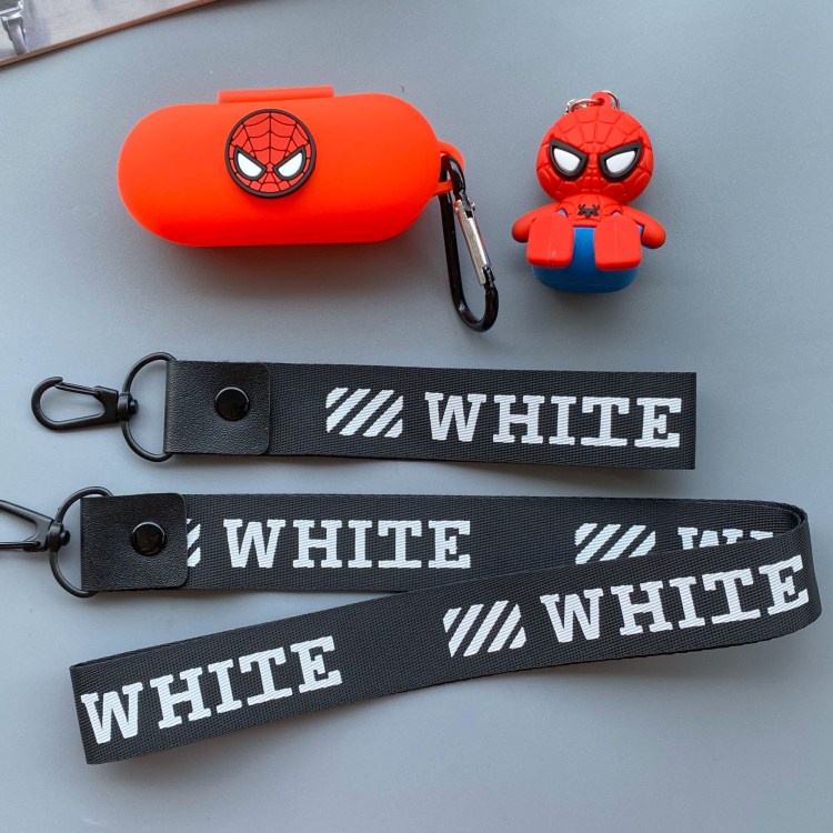 Marvel Case Pelindung Earphone Wireless Bluetooth Bahan Silikon Dengan Boneka Untuk Huawei Freebuds 3i