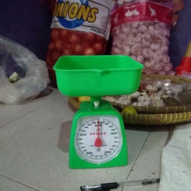 Kitchen Scale Timbangan Warna 5kg Kue Dapur High Precision Dgn Mangkok Wadah Serbaguna Original Asli