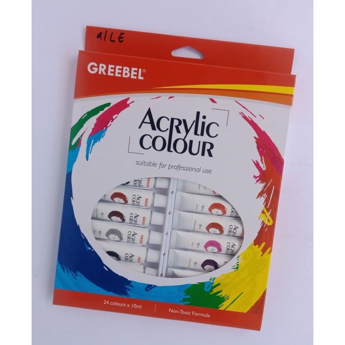 

Cat Acrylic Grebel 24 Warna (10 Ml)