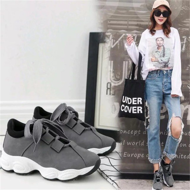 TIKTOK - SEPATU VELOVE - Sepatu Sneaker DEON SOL BULAT Morymony