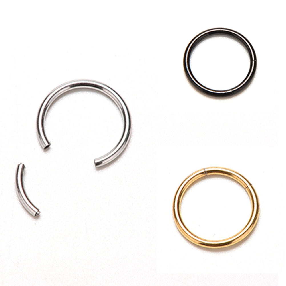 1pc Anting Tindik Hidung / Bibir / Telinga Bahan Titanium