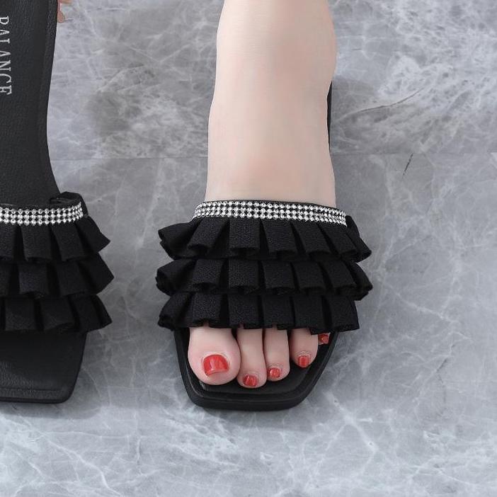 ✲ Sandal balance 268-X5B import sandal jelly wanita slop karet perempuan terbaru ❀