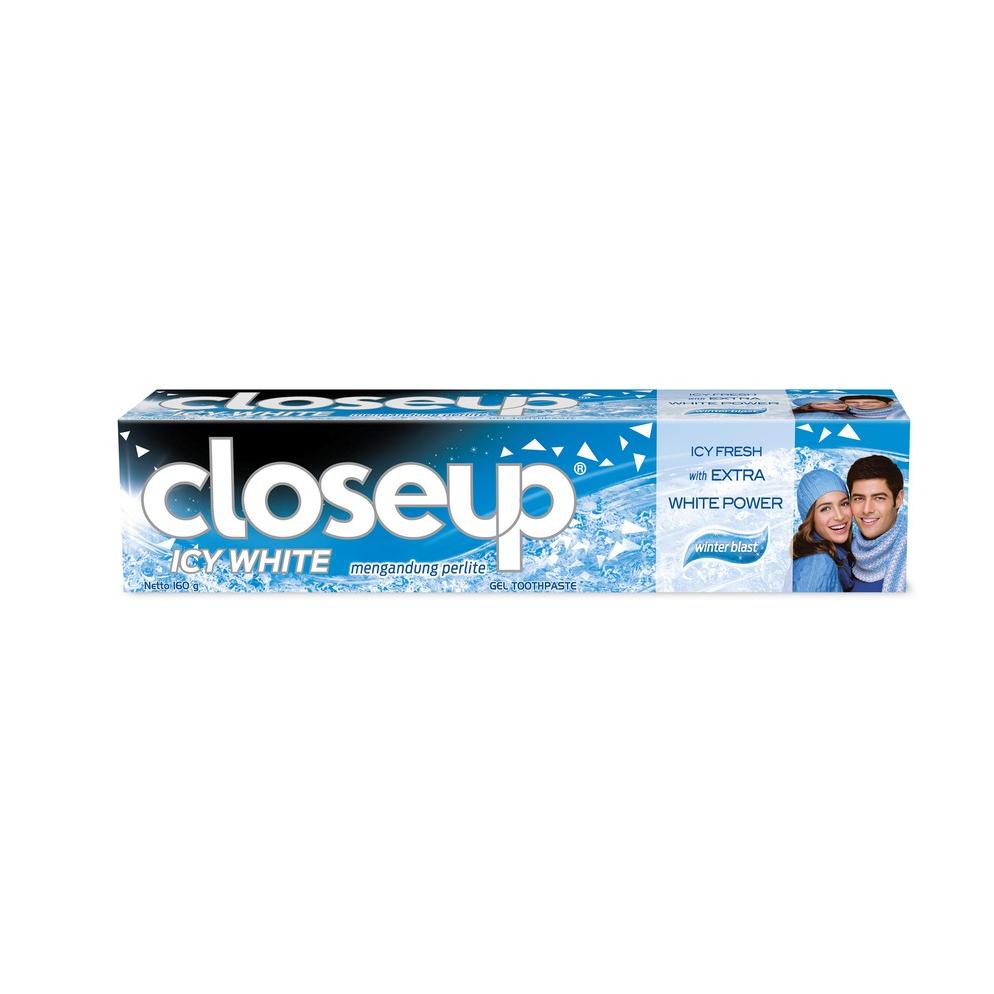Closeup Pasta Gigi Everfresh Icy White 160 Gr Close Up Toothpaste
