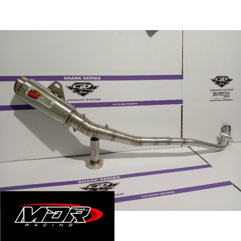 KNALPOT CLD RACING TYPE MONSTER RACE F.STEP STANDAR BLADE/SUPRA X 125