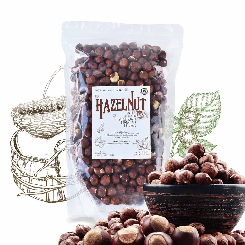 Kacang hazelnut 500gr