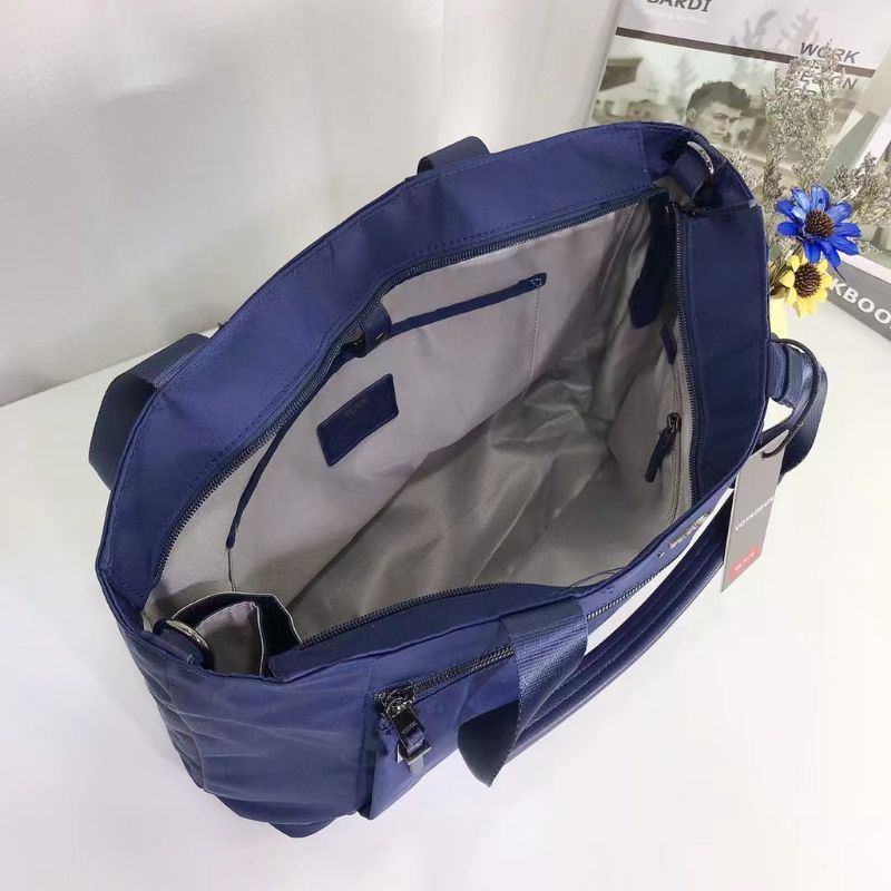 TUMI Mauren Voyageur Tote Navy/Tas Jinjing Tas Selempang Mirror Quality