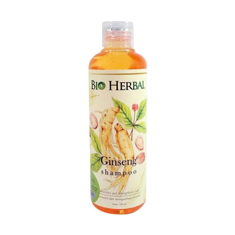BPOM Paket Bio Herbal Ginseng Hair Tonic &amp; Shampoo Ori Ginseng Penumbuh Penebal Mengatasi Rontok Rambut