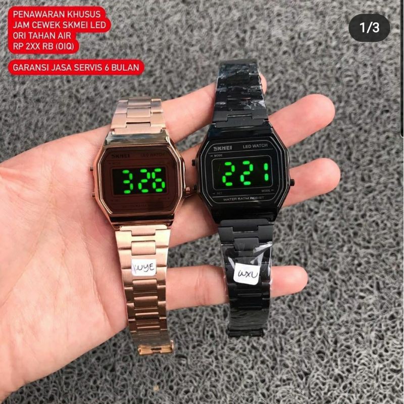 jam wanita petak original best seller