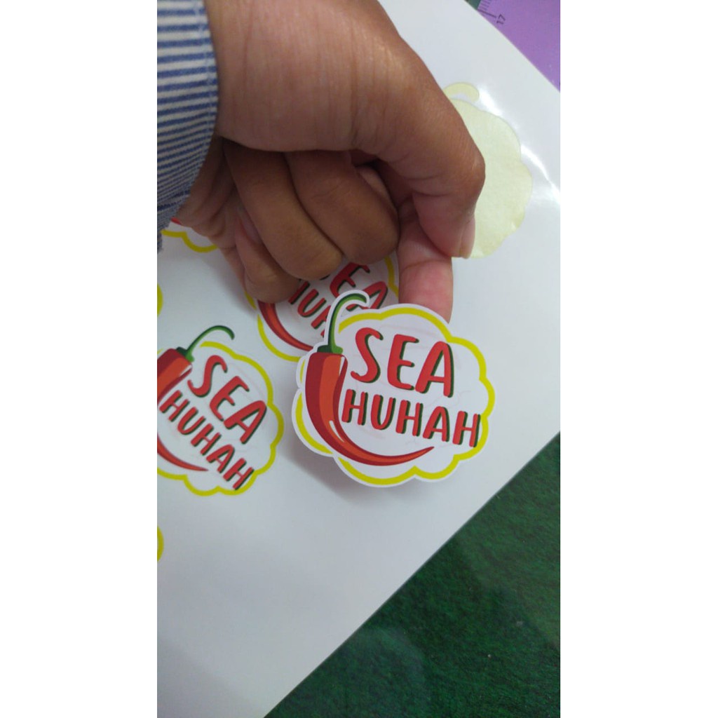 

Stiker Chromo A3 Kisscut Desain Custom