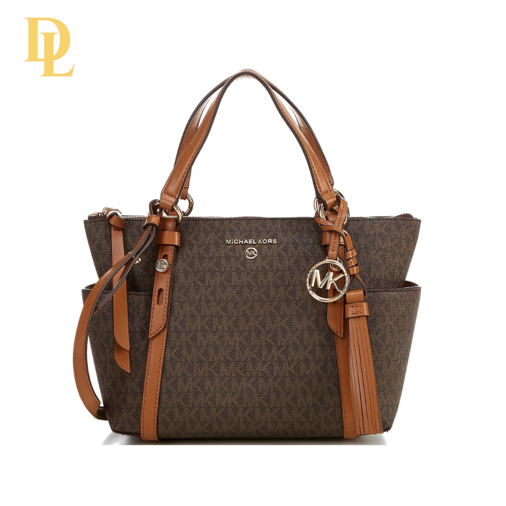 MICHAEL KORS Signature Sullivan Small Top Zip Convertible Tote Bag